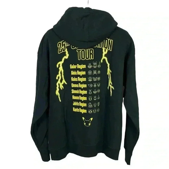 Converse Special Edition Pokémon Pikachu 25th Anniversary Hoodie - Picture 2 of 13